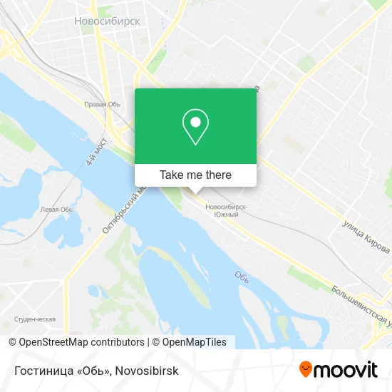 Гостиница «Обь» map