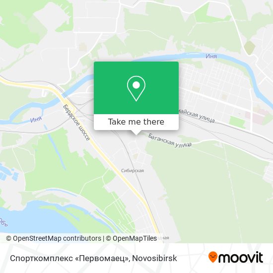 Спорткомплекс «Первомаец» map