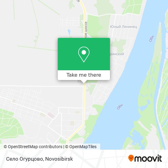Село Огурцово map