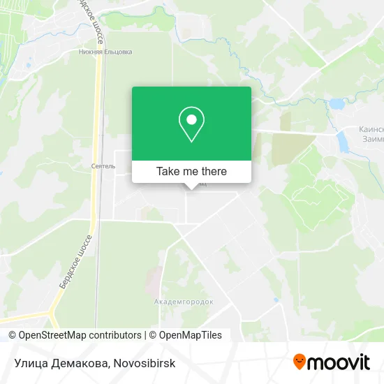 Улица Демакова map