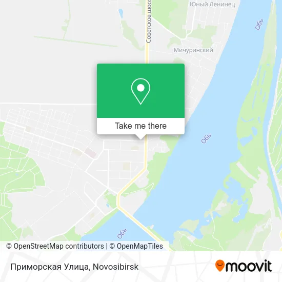 Приморская Улица map