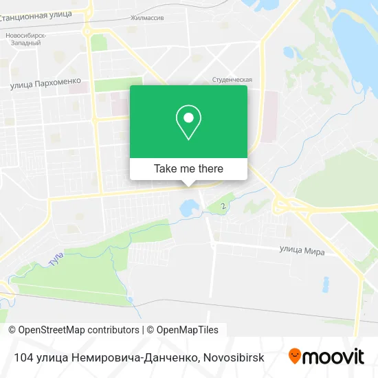 104 улица Немировича-Данченко map