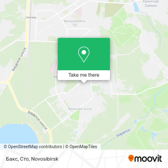 Бакс, Сто map