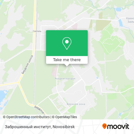 Заброшенный институт map