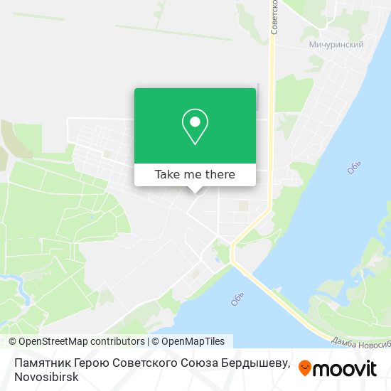 Памятник Герою Советского Союза Бердышеву map