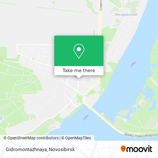 Gidromontazhnaya map