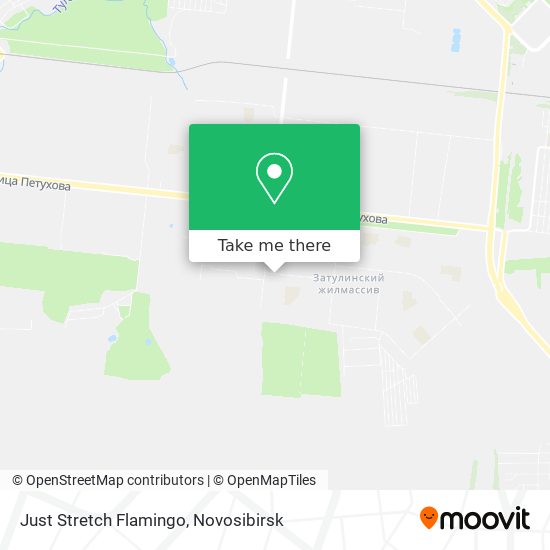 Just Stretch Flamingo map