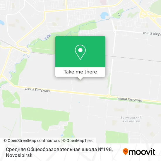 Средняя Общеобразовательная школа №198 map