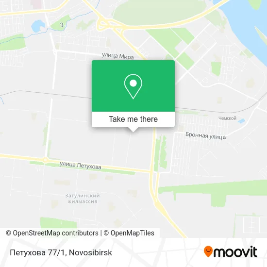 Петухова 77/1 map