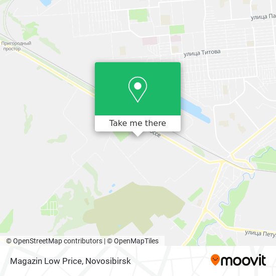 Magazin Low Price map