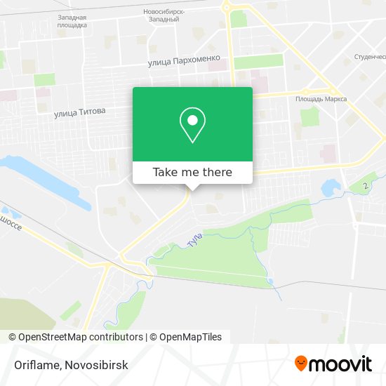 Oriflame map