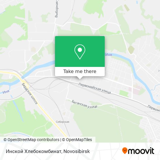 Инской Хлебокомбинат map