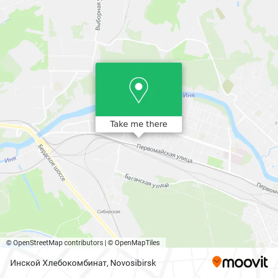 Инской Хлебокомбинат map