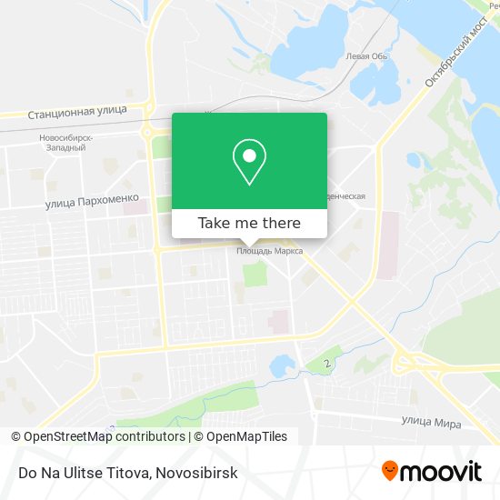 Do Na Ulitse Titova map