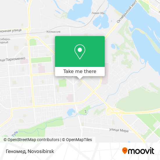 Геномед map
