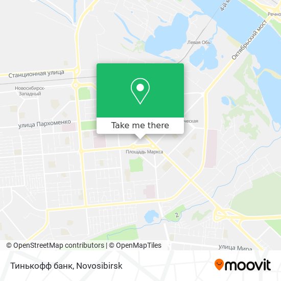 Тинькофф банк map