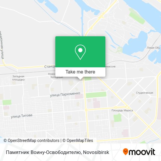 Памятник Воину-Освободителю map