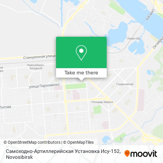 Самоходно-Артиллерийская Установка Ису-152 map