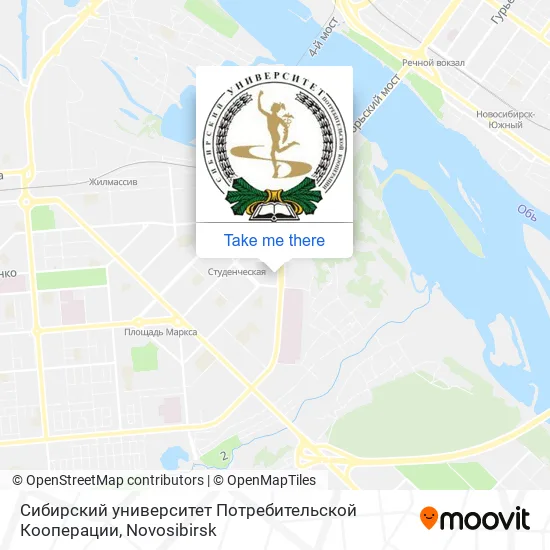 Сибирский университет Потребительской Кооперации map