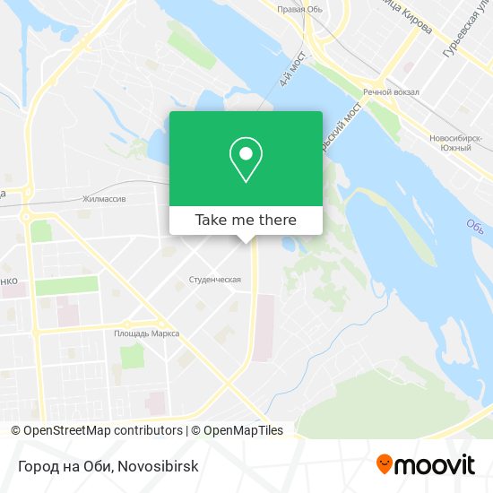 Город на Оби map