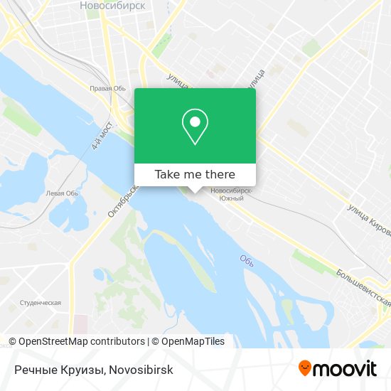Речные Круизы map