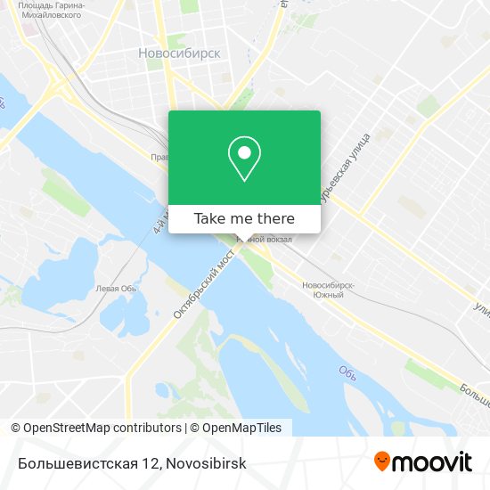 Большевистская 12 map
