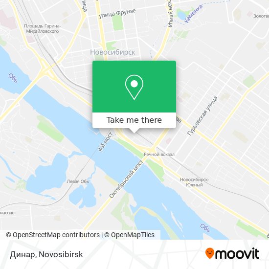 Динар map