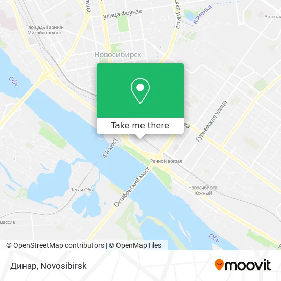 Динар map