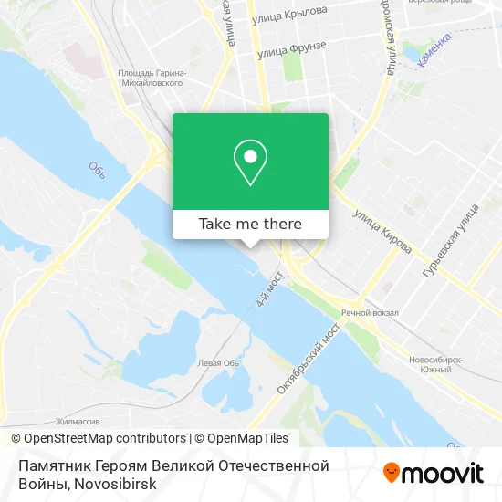 Памятник Героям Великой Отечественной Войны map