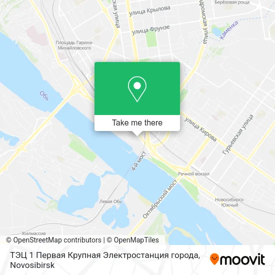 ТЭЦ 1 Первая Крупная Электростанция города map