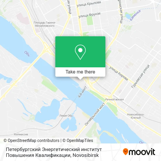 Петербургский Энергетический институт Повышения Квалификации map