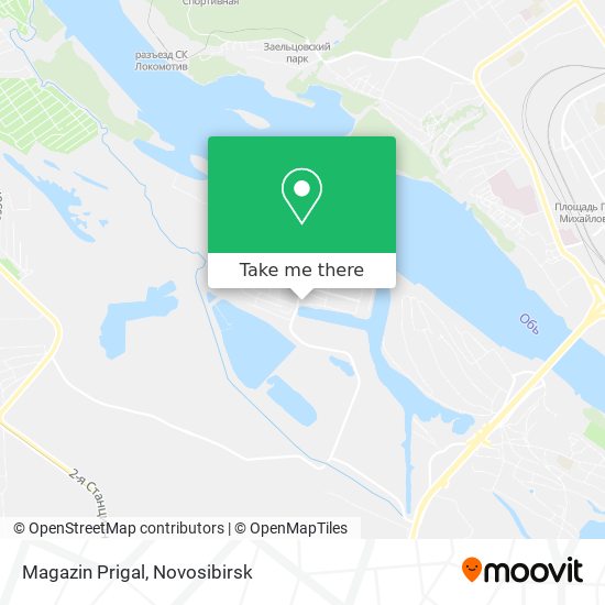Magazin Prigal map