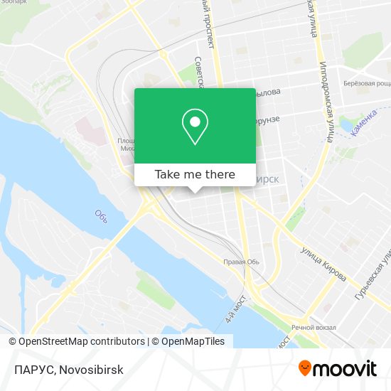 ПАРУС map