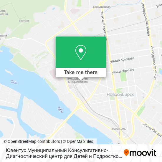 Ювентус Муниципальный Консультативно-Диагностический центр для Детей и Подростков map