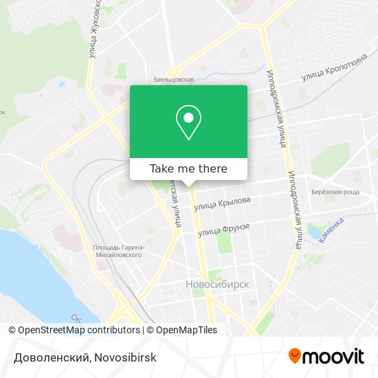 Доволенский map