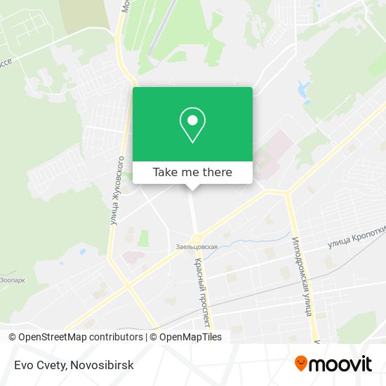 Evo Cvety map