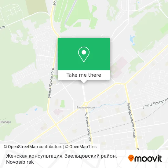 Женская консультация, Заельцовский район map