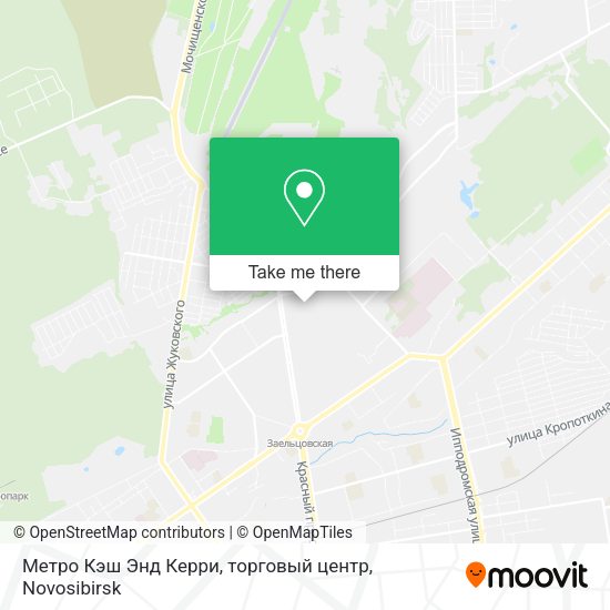 Метро Кэш Энд Керри, торговый центр map
