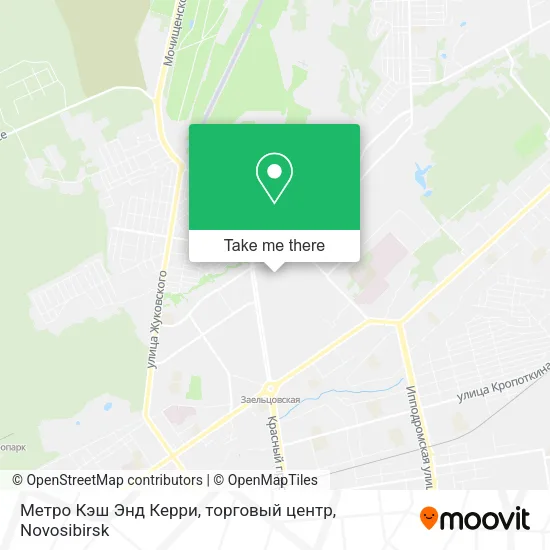 Метро Кэш Энд Керри, торговый центр map