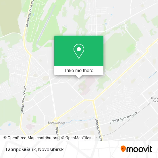 Газпромбанк map