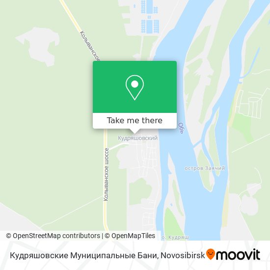 Кудряшовские Муниципальные Бани map