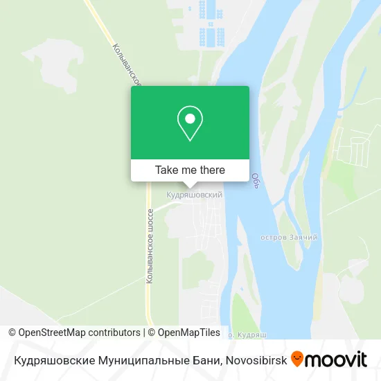 Кудряшовские Муниципальные Бани map