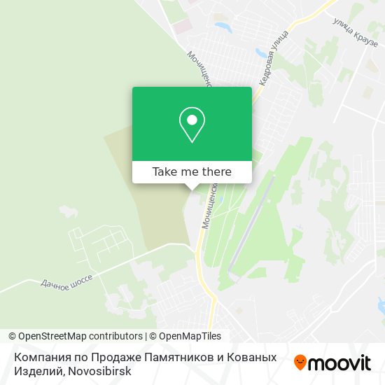 Компания по Продаже Памятников и Кованых Изделий map