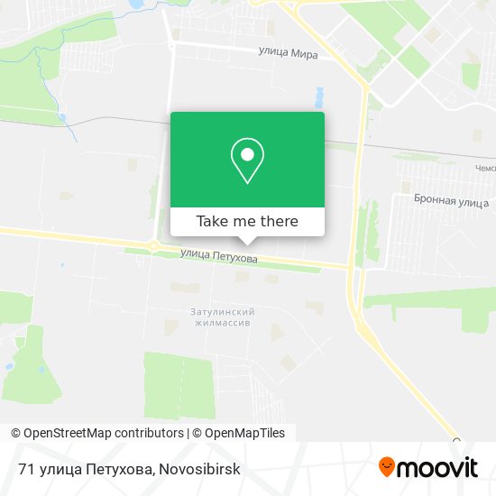 71 улица Петухова map