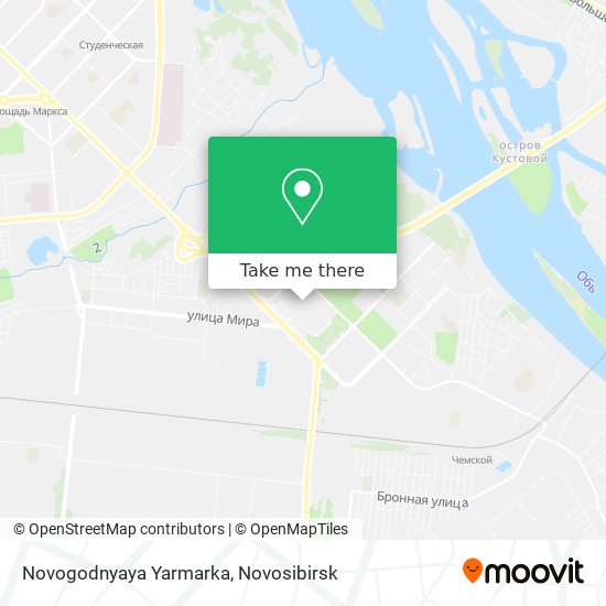 Novogodnyaya Yarmarka map