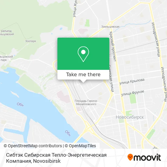 Сибтэк Сибирская Тепло-Энергетическая Компания map