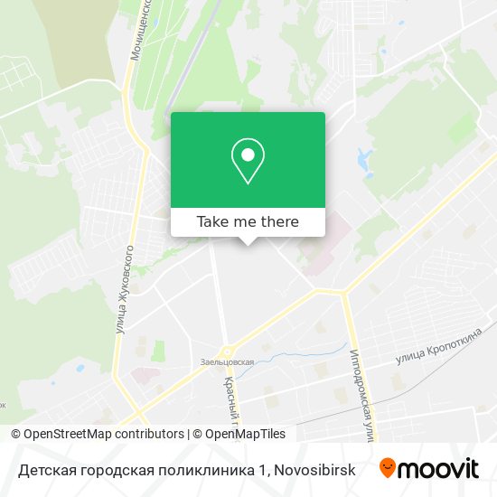 Детская городская поликлиника 1 map