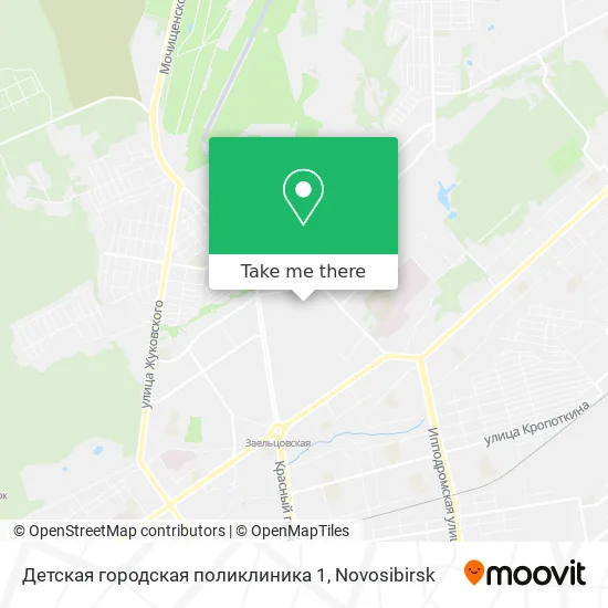 Детская городская поликлиника 1 map