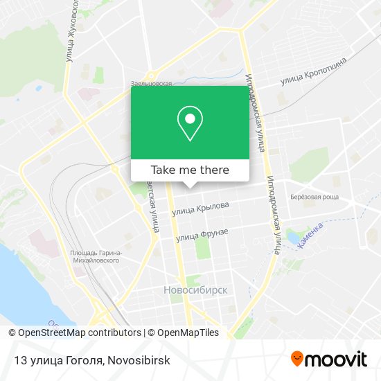 13 улица Гоголя map
