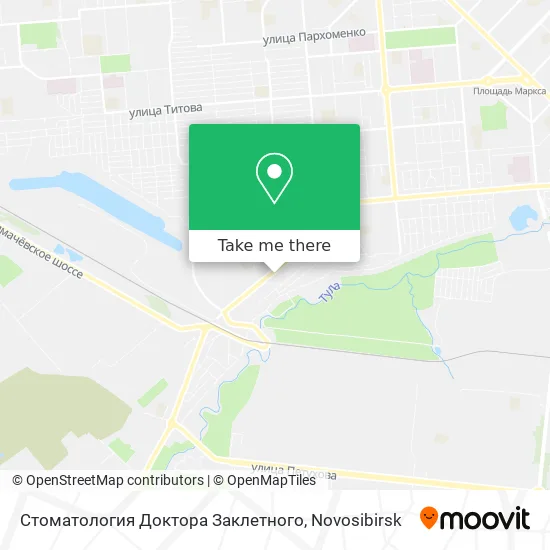 Стоматология Доктора Заклетного map